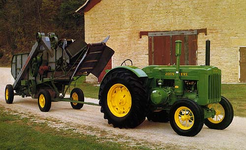 Antique Tractor Calander Picture